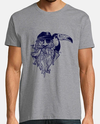 T-shirt tatoo di toucan pirata