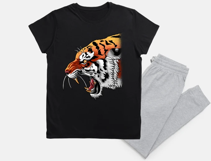 Pyjama tatouage de tigre