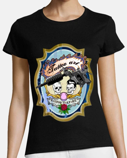 Tee-shirt tatouage kustom kulture (moi)