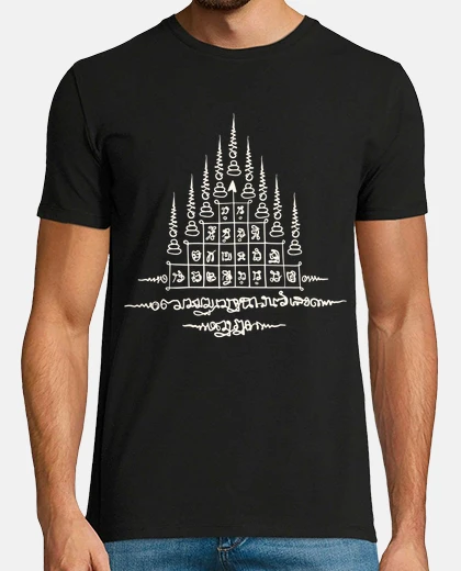 Tee-shirt tatouage sak yant thaïlande gao yord tatouage méditation zen yoga