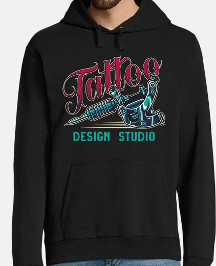 Sudadera Tattoo Estudio de Diseño Máquina