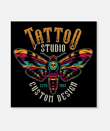 Stampa tatuaggi tatuaggio 1993 vintage vintage rock and roll