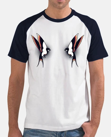 T-shirt tatuaggio della vecchia scuola di style