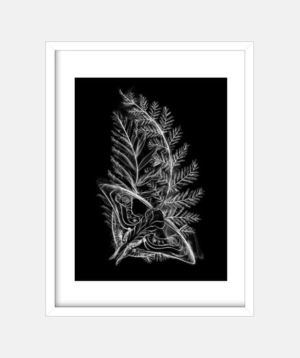 Quadro tatuaggio farfalla fumosa