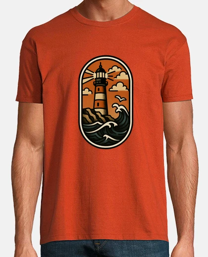 T-shirt tatuaggio old school oceano