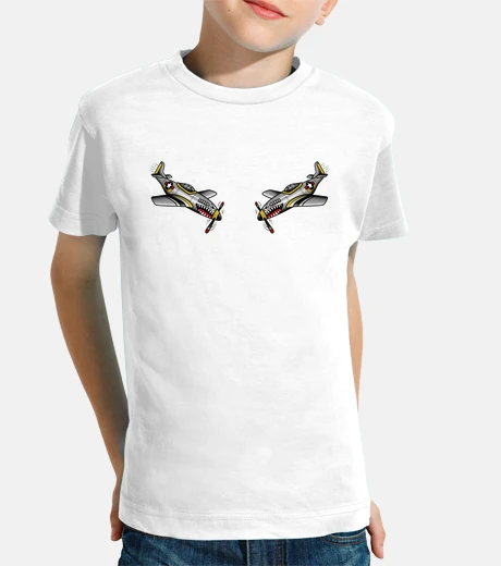 Ropa Tatuaje de avión de combate de la vieja