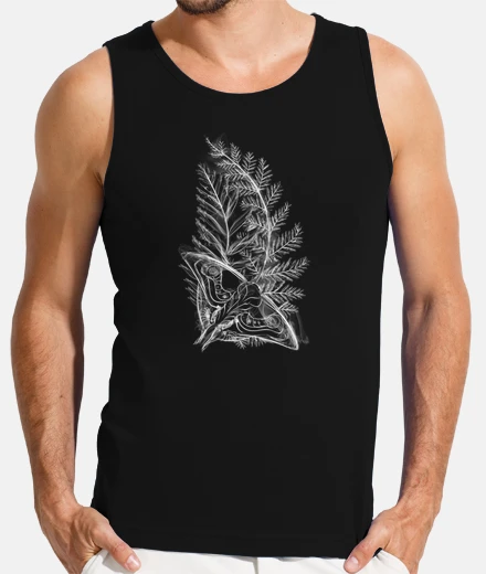 Camiseta tatuaje de mariposa ahumada