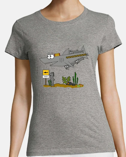 Tee-shirt taxi requin