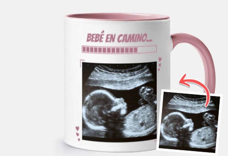 Taza Taza Bebe En Camino Futura Mami Foto Texto 2