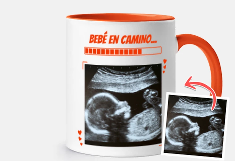 Taza Bebe En Camino Futuro Papi Foto Texto 2
