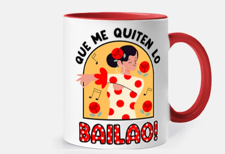 Taza Taza color Que me quiten lo bailao