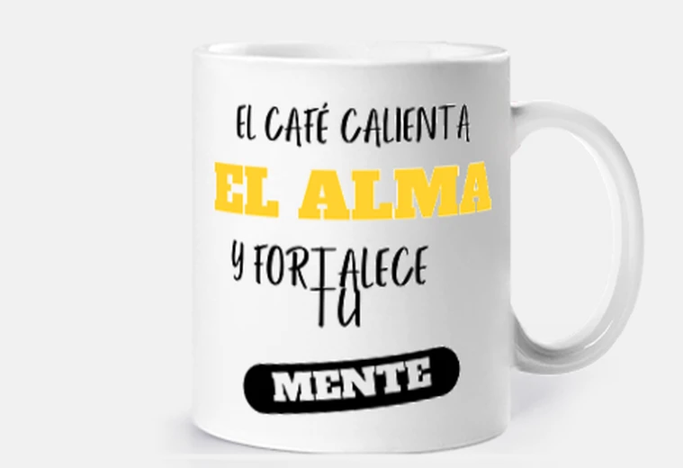 Taza Taza Con Frase Bonita El Alma Del Café