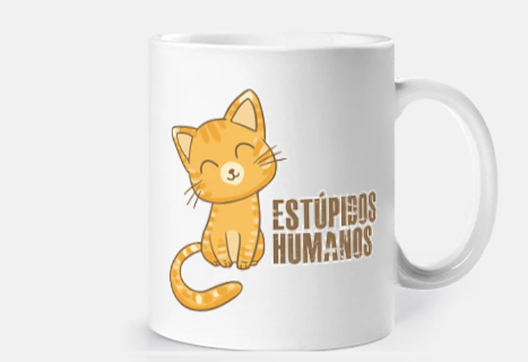 Taza Taza Estúpidos humanos