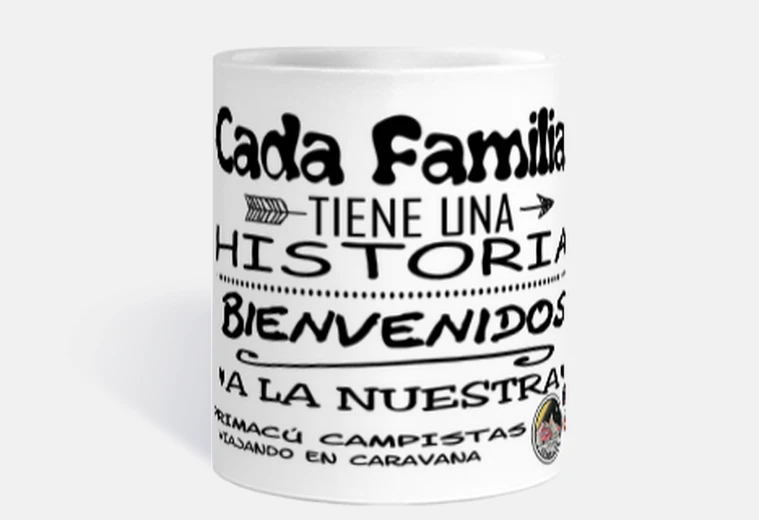 Taza Taza familia de primacu campistas