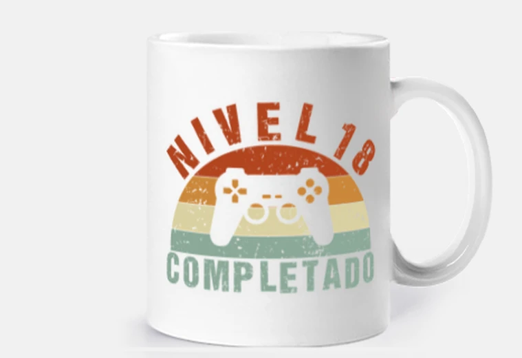 Taza Taza Gaming 18 Cumpleaños Play