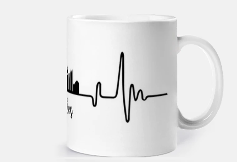 Taza TAZA LINIA DE VIDA LONDRES NEGRO