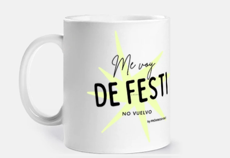 Taza Me voy de Festi