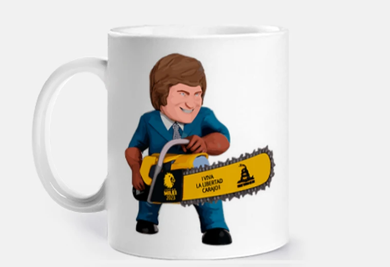 Taza taza milei zurdos tiemblen