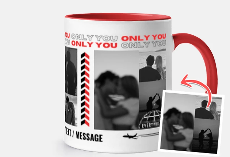 TAZA ONLY YOU ROJA