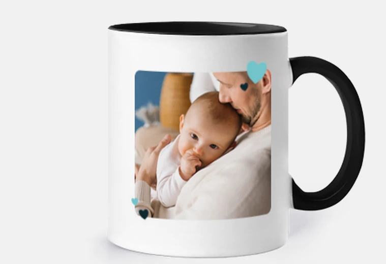 taza súper papá foto personalizable