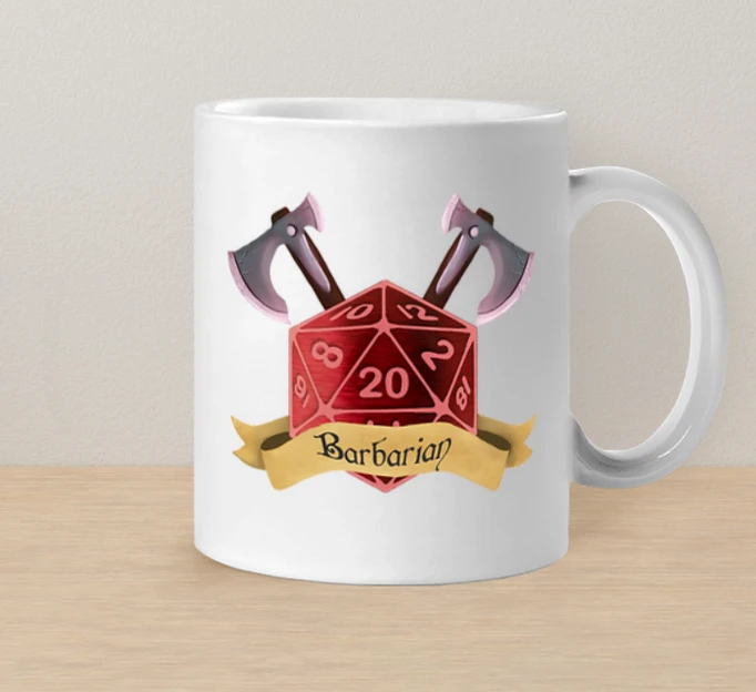 taza - barbarian - bárbaro