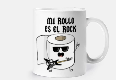Taza Mi rollo es el rock