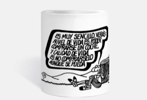 Taza Nivel de vida