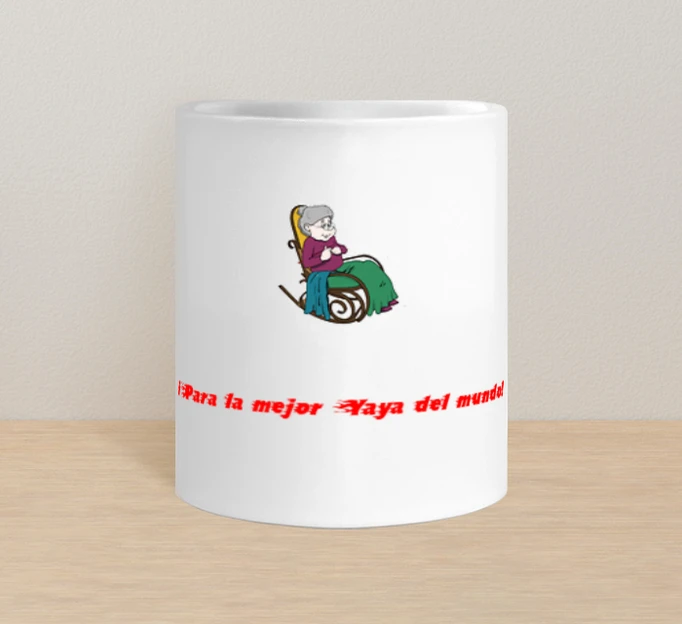 taza para la mejor yaya del mundo