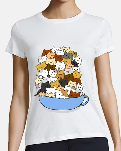 Playera Tazón de Gatos