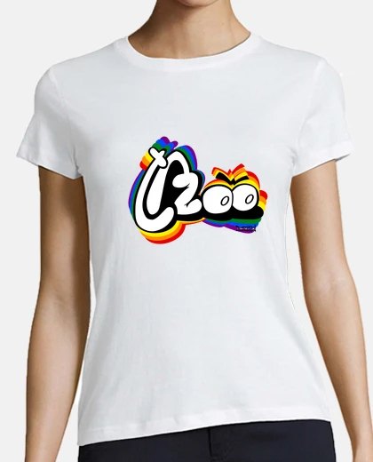 Playera Tazoo LGBT Camiseta Bi-Color Mujer