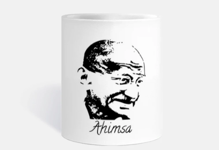Tazza tazza ahimsa gandhi