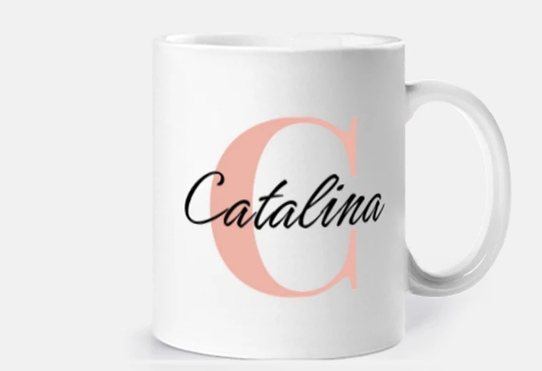 Tazza tazza con iniziali - ca
