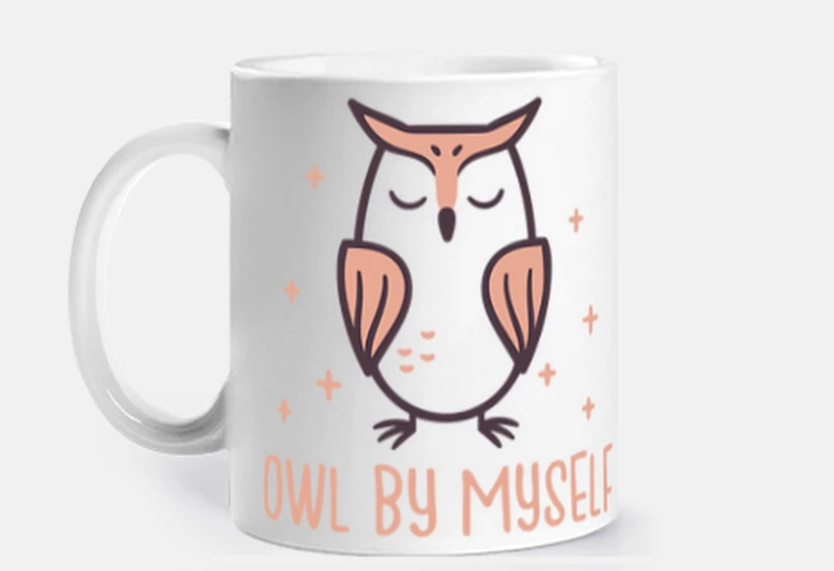Tazza tazza da collezione gufo per personalizzare caffè tè infusi tisane cornetti latte