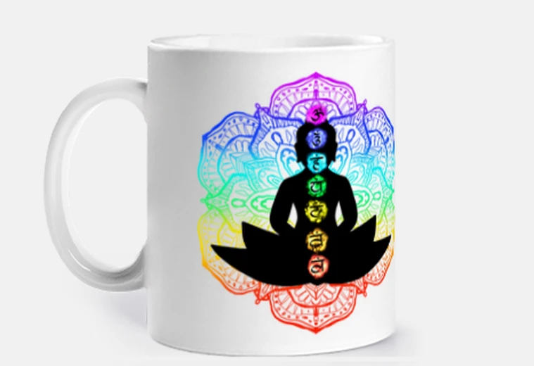 Tazza tazza di buddha mandala