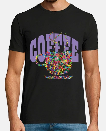 T-shirt tazza di caffè