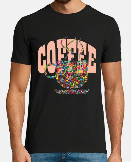T-shirt tazza di caffè