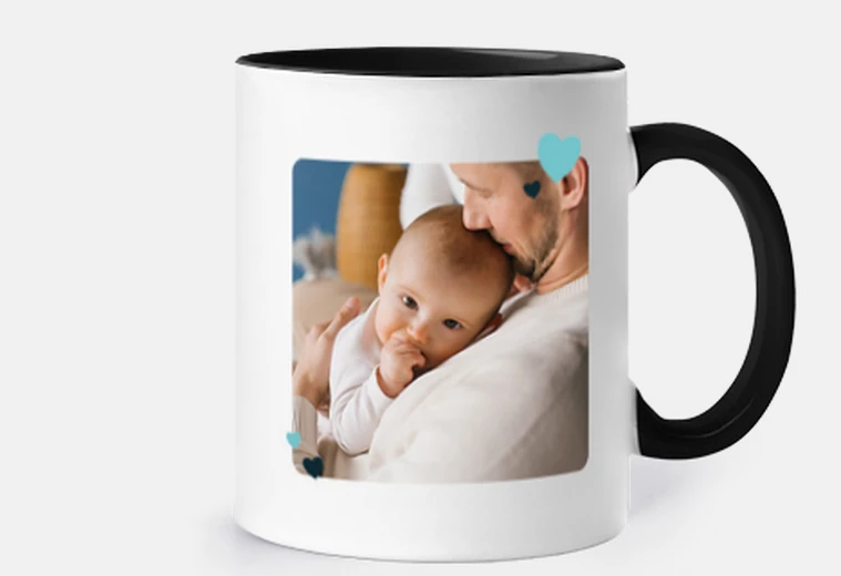 tazza foto personalizzabile super papà