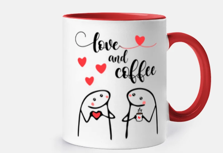 tazza love and coffee con foto personalizzabile