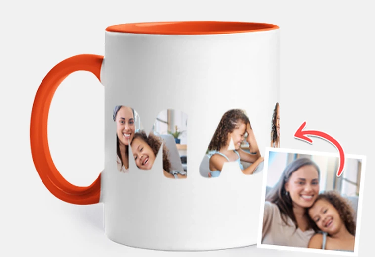 Tazza tazza personalizzabile con foto mamma