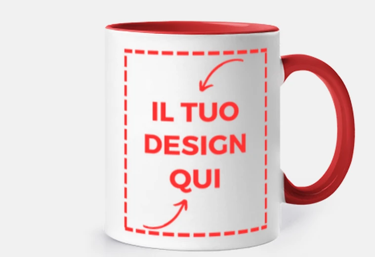 Tazza Tazza personalizzata color topo