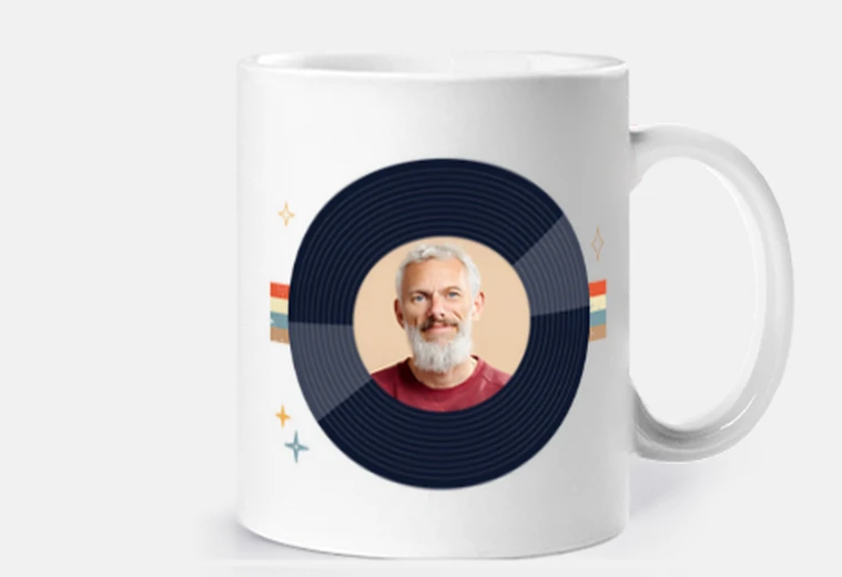 tazza vintage 1964 foto personalizzabile