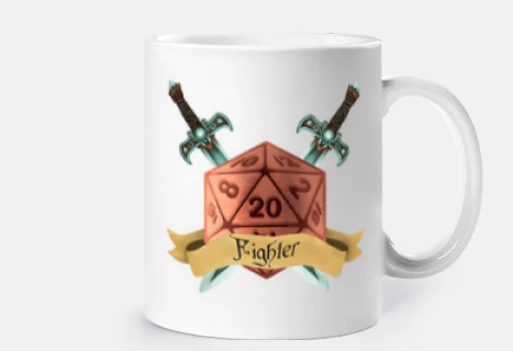 tazza - fighter - guerriero