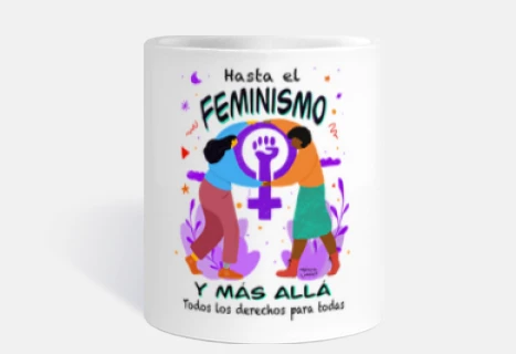 tazza al femminismo e più monica ih