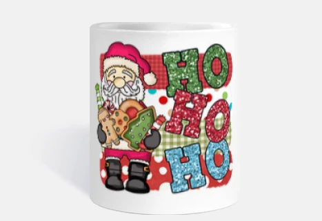 tazza di babbo natale ho ho ho ho