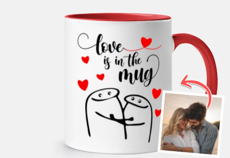 tazzalove is in the mug con foto personalizzabile