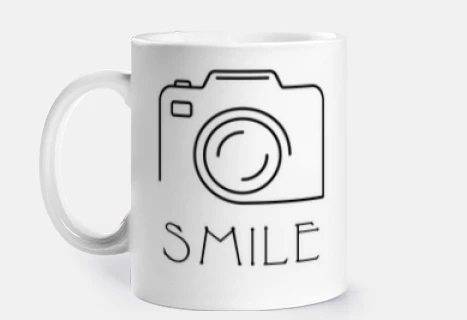 tazze con foto sorriso