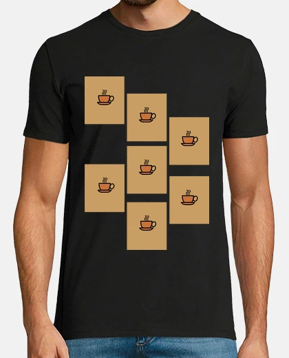 T-shirt tazzine da caffè