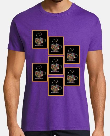 T-shirt tazzine da caffè