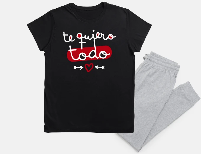 Pijama te quiero todo regalos originales pareja hombre