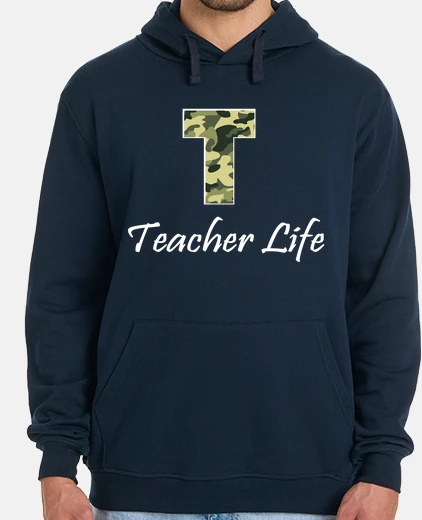 Sudadera Teacher Life Camo White